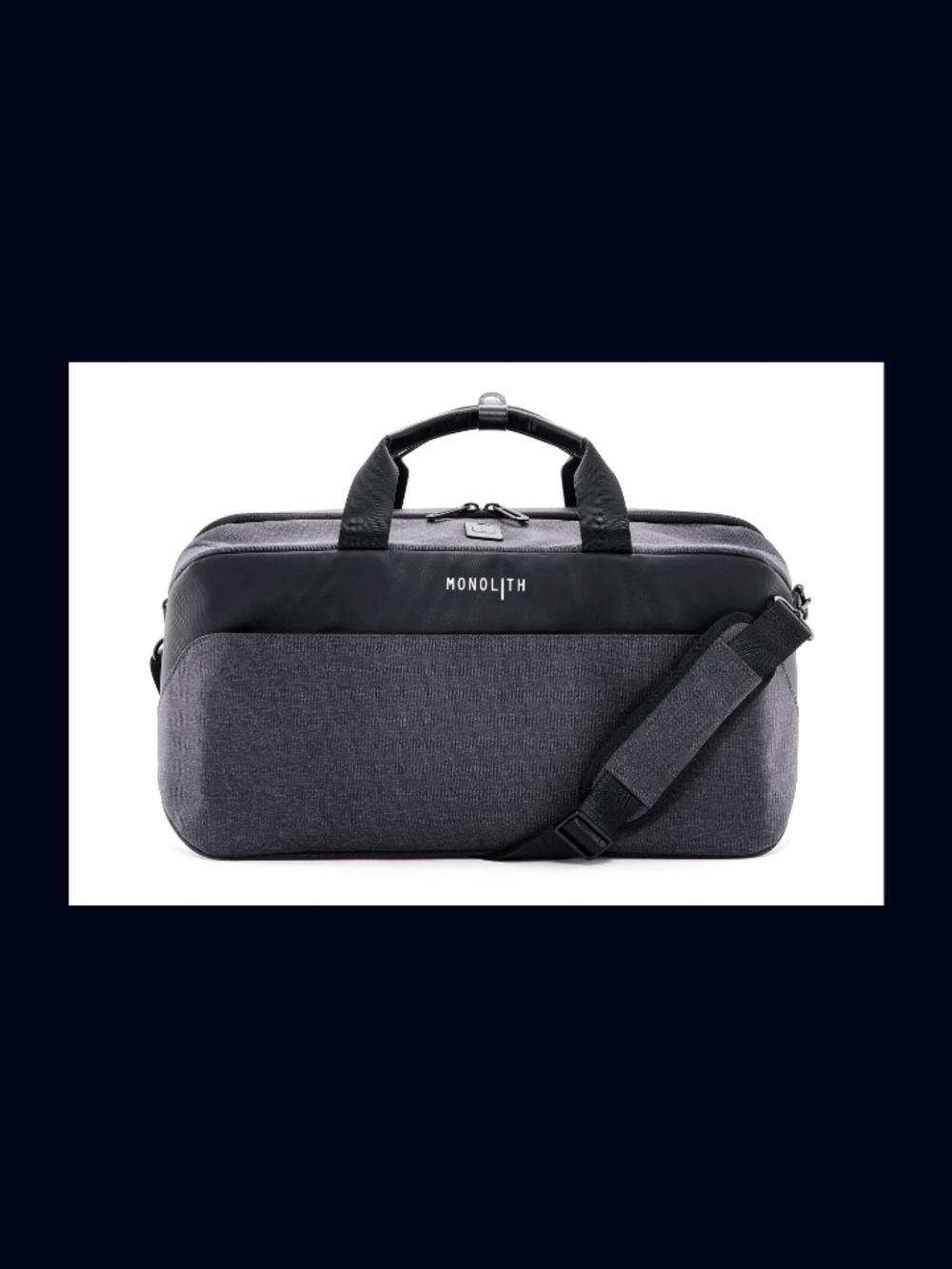 Monolith Dark Gray Two-Tone Travel Duffel